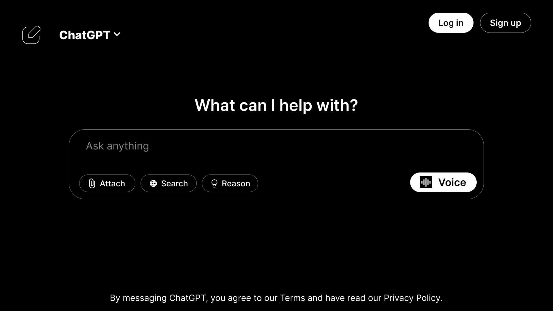 ChatGPT Interface UI Prototype